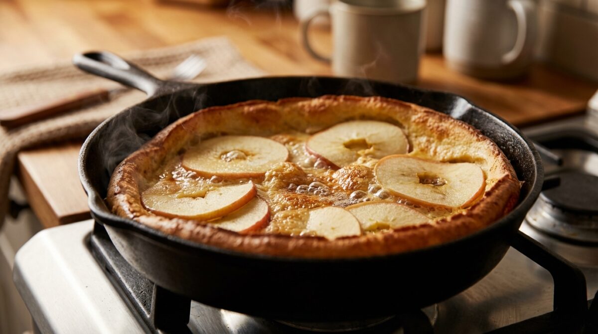 entdecken sie das perfekte rezept für apfelpfannkuchen mit gebackener apfelscheibe – saftig, goldbraun und unwiderstehlich lecker. einfach zuzubereiten und ideal für jeden anlass.