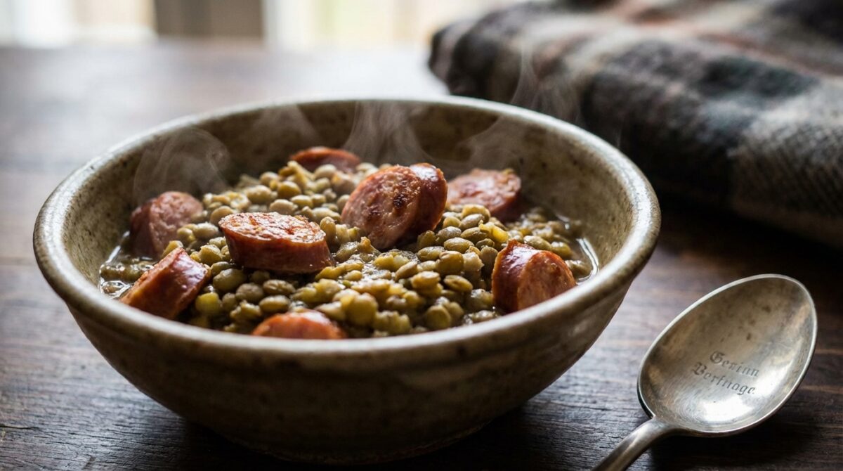 entdecken sie, wie sie eine deftige linsensuppe mit würstchen zubereiten, die sämig und aromatisch gelingt – ein herzhaftes rezept für jeden geschmack.