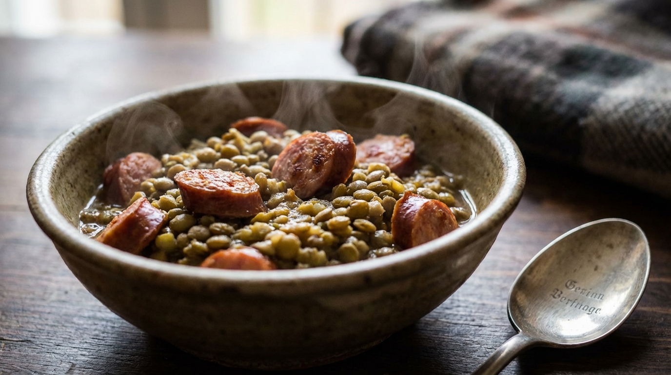 entdecken sie, wie sie eine deftige linsensuppe mit würstchen zubereiten, die sämig und aromatisch gelingt – ein herzhaftes rezept für jeden geschmack.
