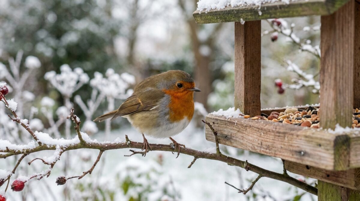 ein biologe warnt davor, vögel im winter zu füttern, da dies nicht immer vorteilhaft ist und den vögeln manchmal schaden kann.