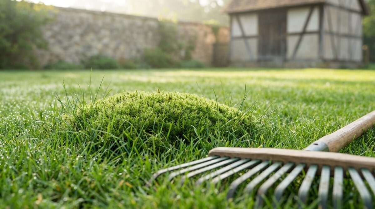 erfahren sie einfache und effektive tipps, wie sie moos auf ihrem rasen vor dem frühling entfernen können, um einen gesunden und grünen rasen zu erhalten.