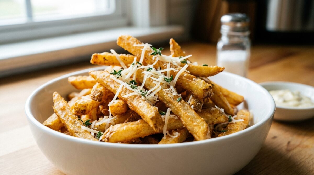 entdecken sie eine knusprige und gesündere alternative zu pommes frites – ideal für ein gesundes und leckeres abendessen.