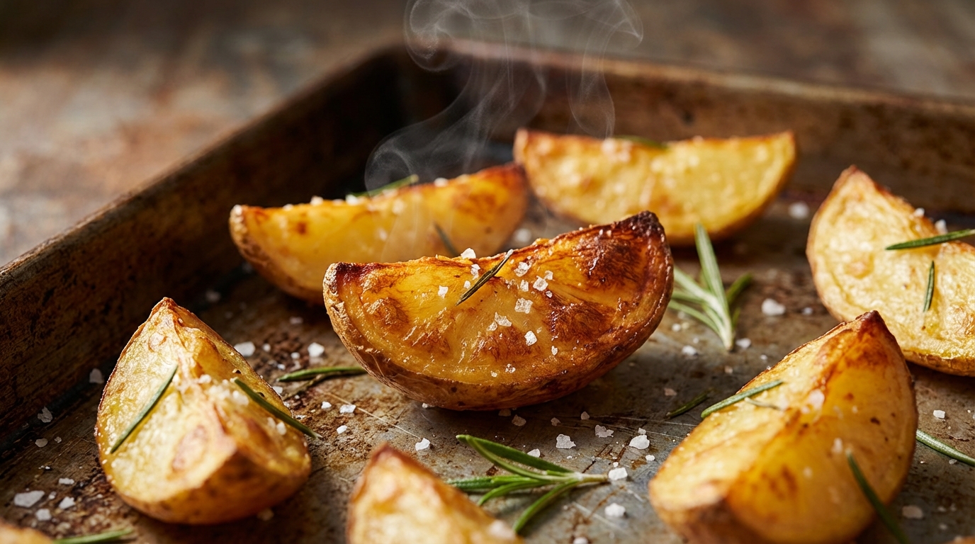 entdecken sie unser einfaches rezept für knusprige blechkartoffeln aus dem ofen, das nur 4 zutaten benötigt. perfekt für eine schnelle und leckere mahlzeit!