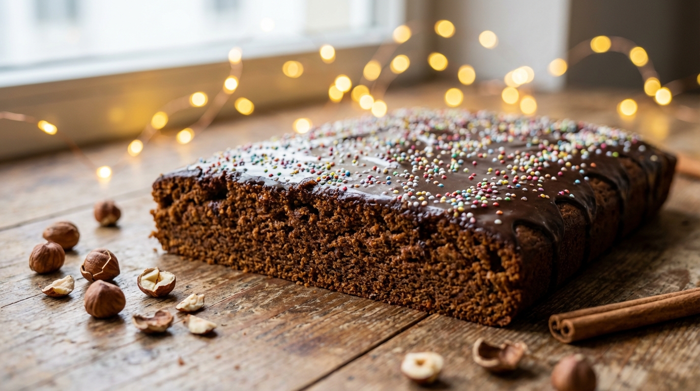 omas saftige lebkuchen vom blech – würzig und aromatisch, perfekt zum vorbereiten und übernachten. entdecken sie das traditionelle rezept für köstliche weihnachtsleckereien.
