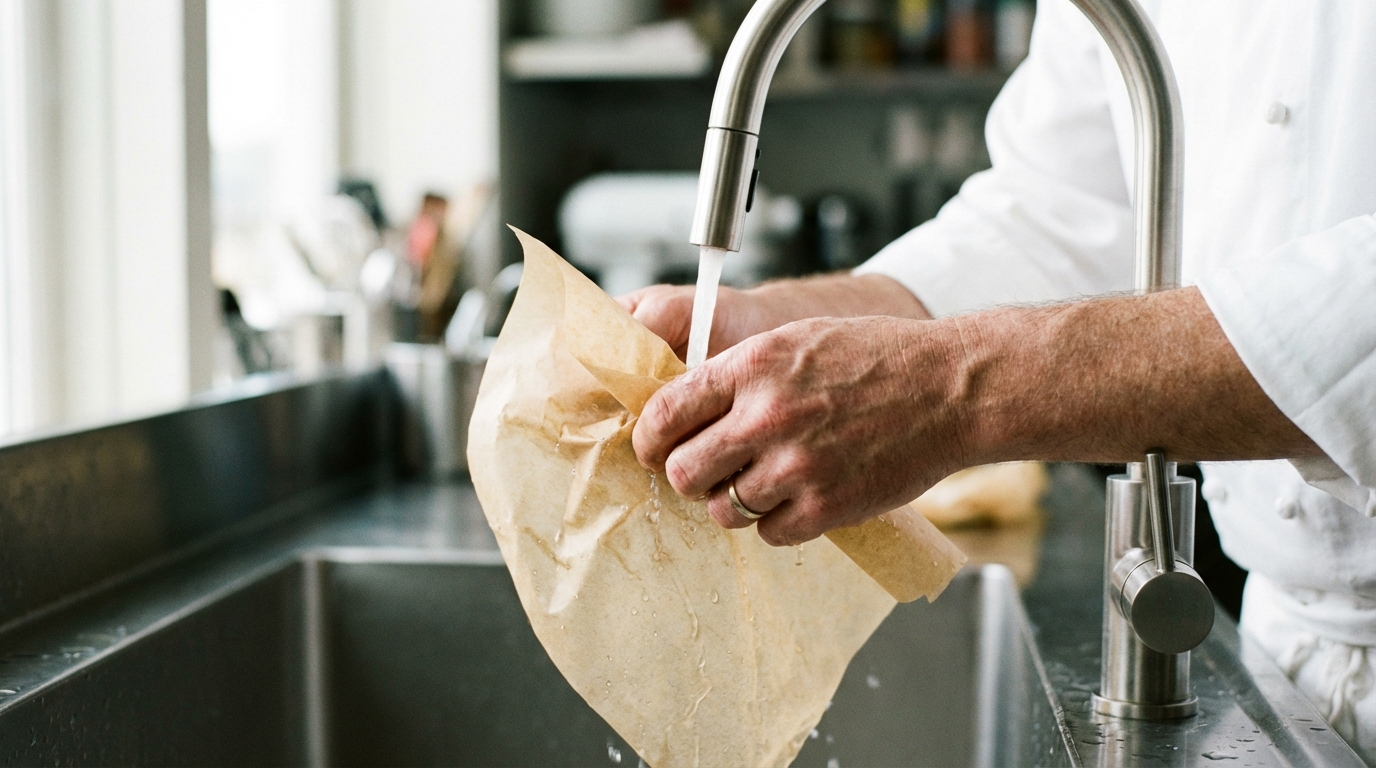 entdecken sie den profi-trick, warum köche backpapier vor dem gebrauch befeuchten und wie dies das backen erleichtert. lernen sie praktische tipps für bessere backergebnisse.