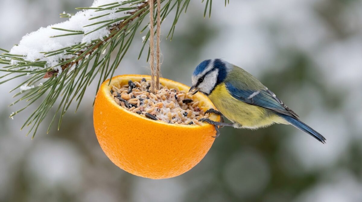 „ich habe ihn gestern aufgestellt, sie sind heute morgen schon zurückgekommen“ – dieses selbstgemachte vogelhäuschen zum basteln in nur 5 minuten ist ein echter magnet für vögel und bringt leben in ihren garten.