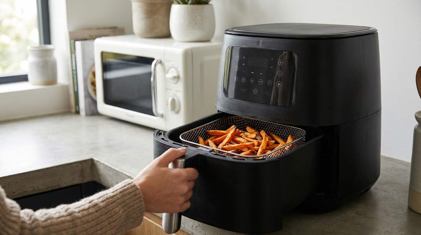 entdeckt, warum eure mikrowelle überflüssig wird und welches gerät sie ersetzt – effizienter, vielseitiger und besser für eure küche.